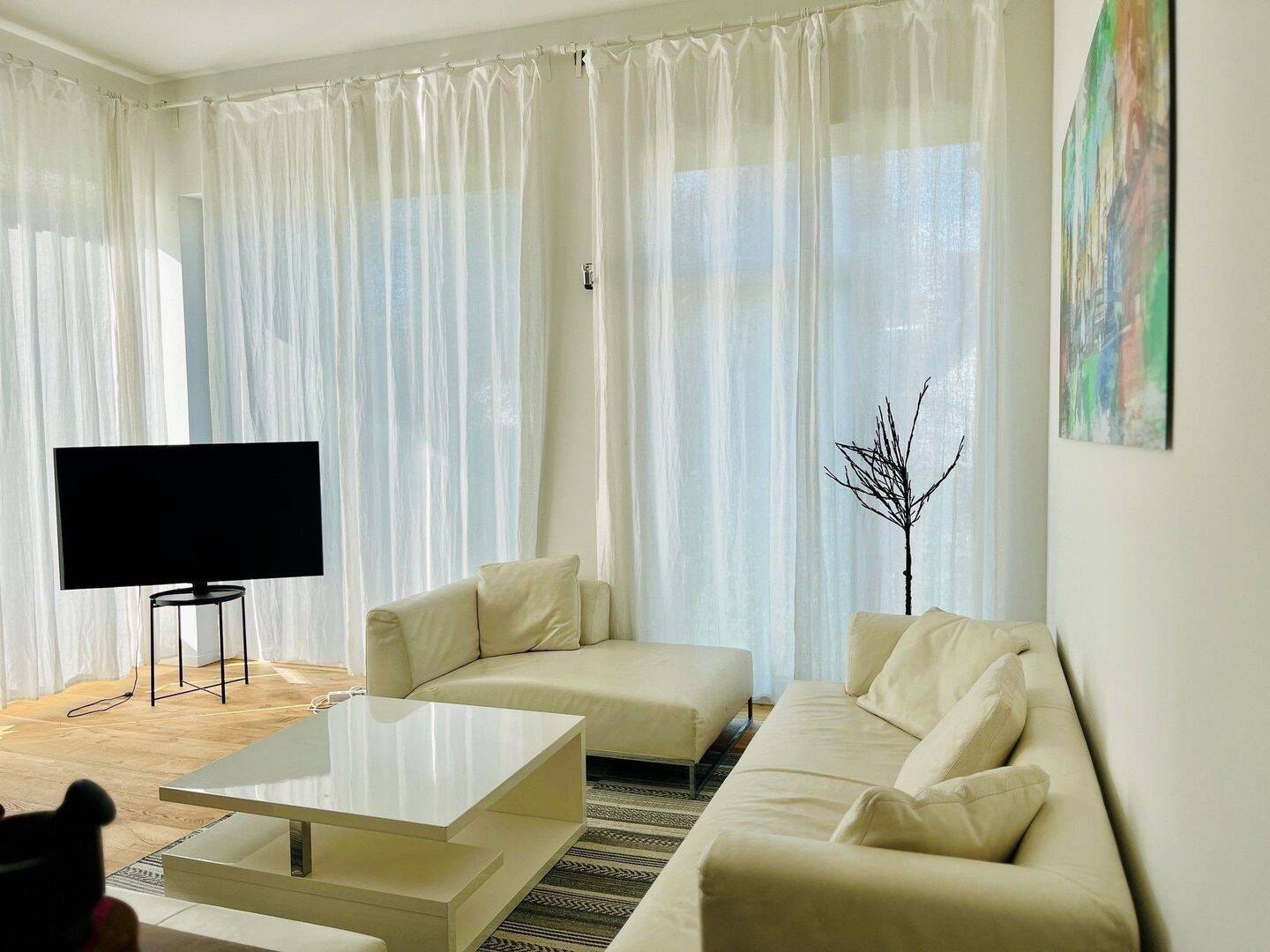 Voll möblierte Traumwohnung mit Terrasse + Gartennutzung + Stellplatz – Leipzig – Vorschaubild 2