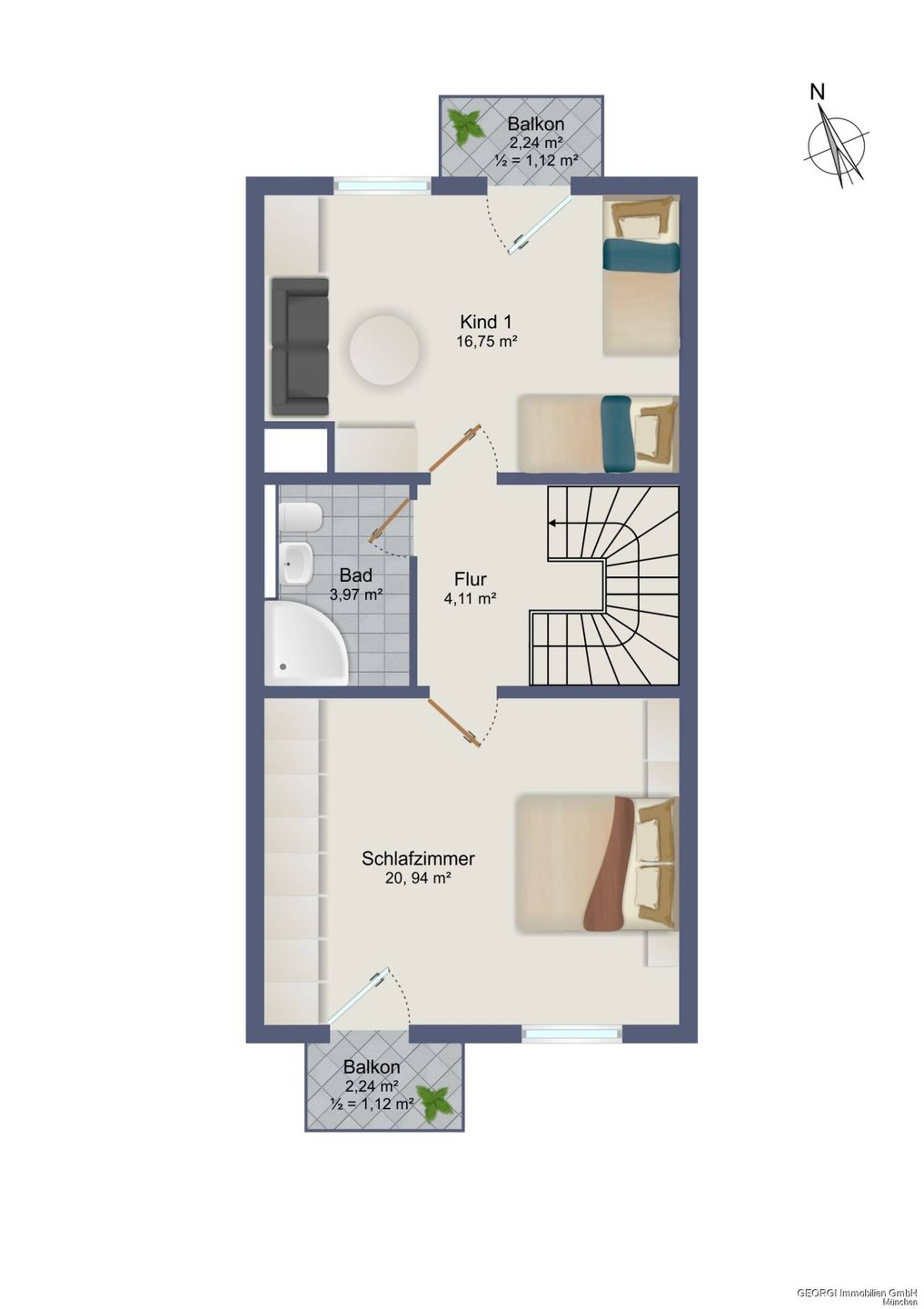 Reihenmittelhaus in 82041 Oberhaching mit 150 m² kaufen