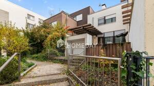 Abendsonne auf der Dachterrasse mit Fernblick: großzügig modernisiertes RMH mit Garten & Garage – 69126 Heidelberg – Vorschaubild 2