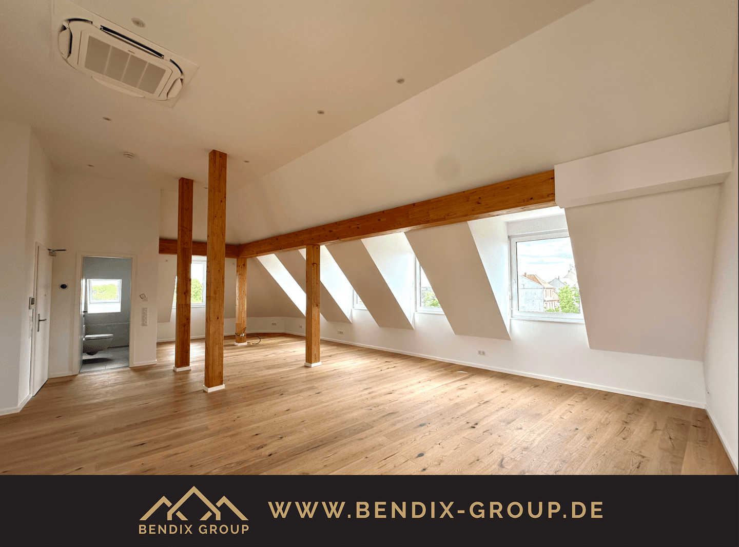 Schicke, bezugsfertige 3 Zi-Wohnung im Dach inkl. Klimaanlage I Modern & hochwertig I Energieeffizient – Leipzig – Vorschaubild 2