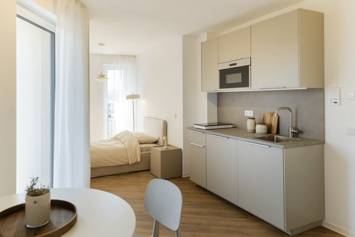 Vollmöbliertes Stadt-Apartment (WE20) an der Alten Bastei | mit Balkon, in Uninähe! – 52062 Aachen – Bild 1 von 9