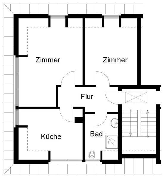 Frisch renovierte 2-Zimmer-Wohnung mit Ausblick! – Osnabrück – Vorschaubild 2