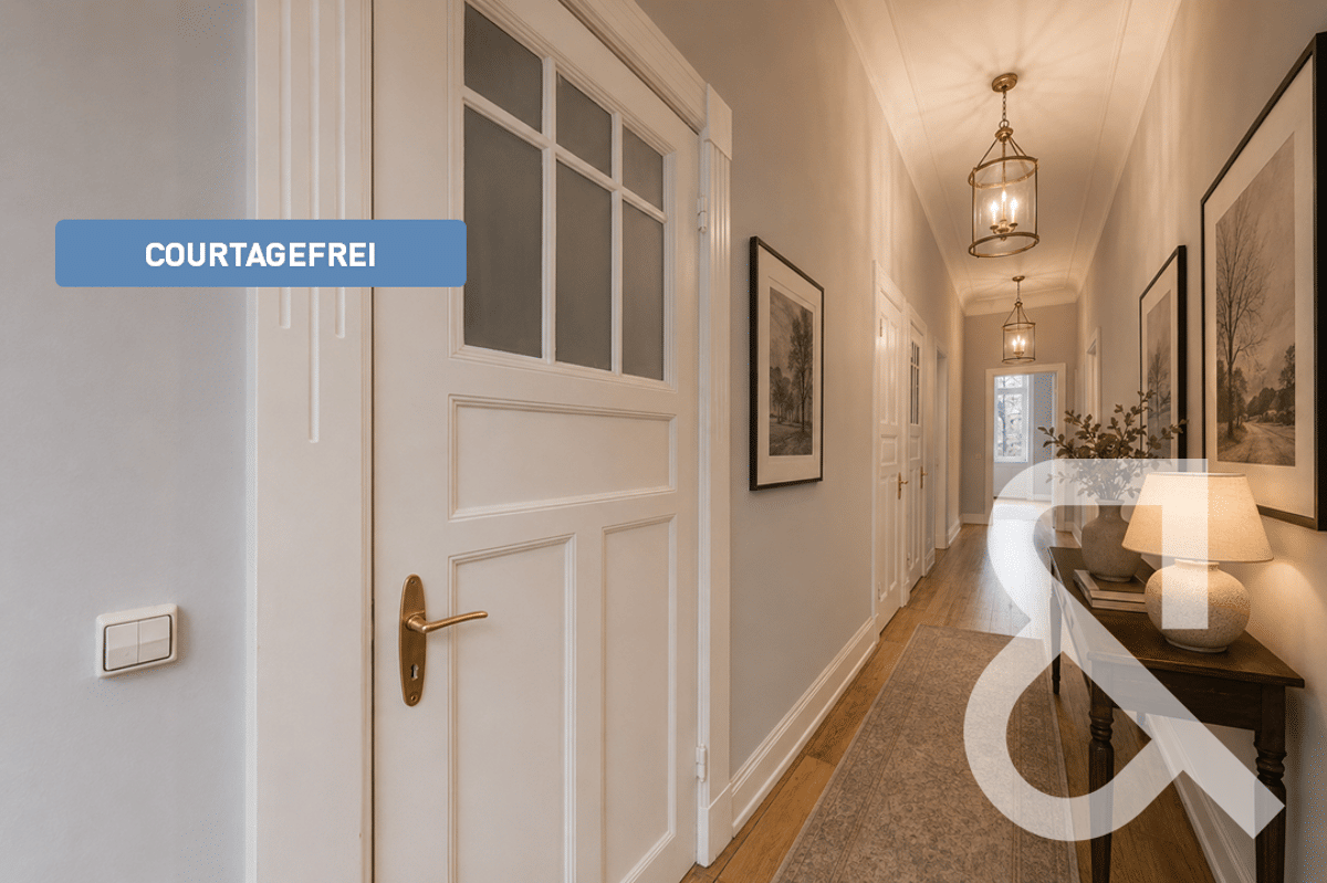 Jugendstilwohnung individuell gestalten | Historische Dielen und klassische Altbaudetails – 22301 Hamburg – Bild 1 von 9
