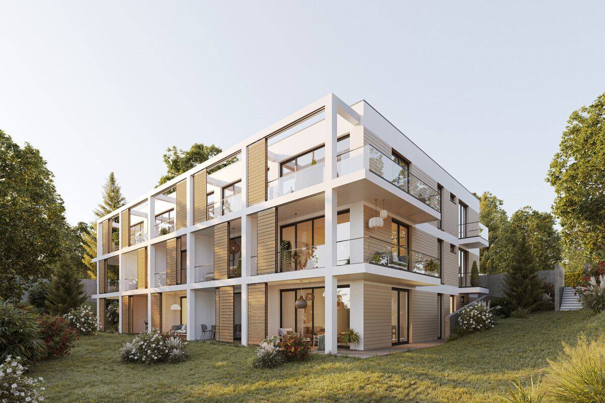 STEGLITZ: WOHNEN im GRÜNEN: ERSTBEZUG im LUXUS Neubau: QNG und KFW: 2-Zimmer-Wohnung mit Terrasse – Berlin – Vorschaubild 2