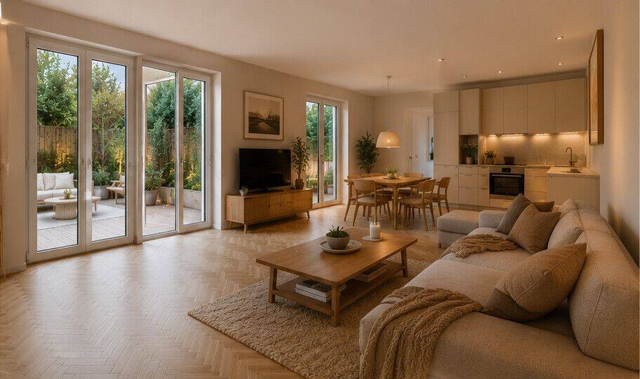 Wohnen im eigenen Haus: 4-Zimmer-Stadthaus mit großzügigem Garten & sonniger Dachterrasse - WE 3.1 – Berlin – Vorschaubild 3