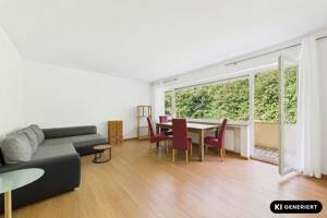 Ruhig gelegen und dennoch zentral: 2-Zimmer-Wohnung mit Gartenbalkon in Kinderhaus