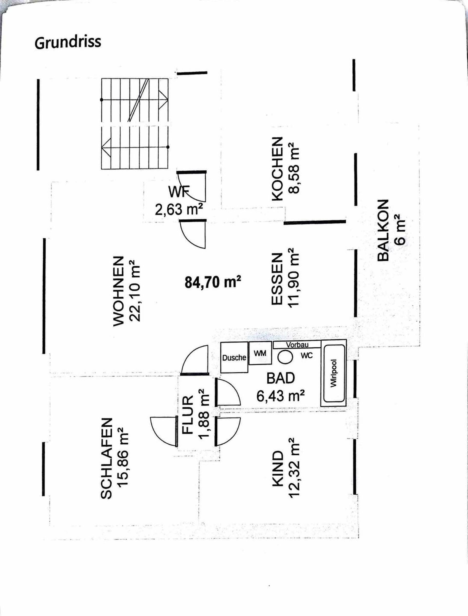 Etagenwohnung in 83646 Bad Tölz mit 84,7 m² kaufen