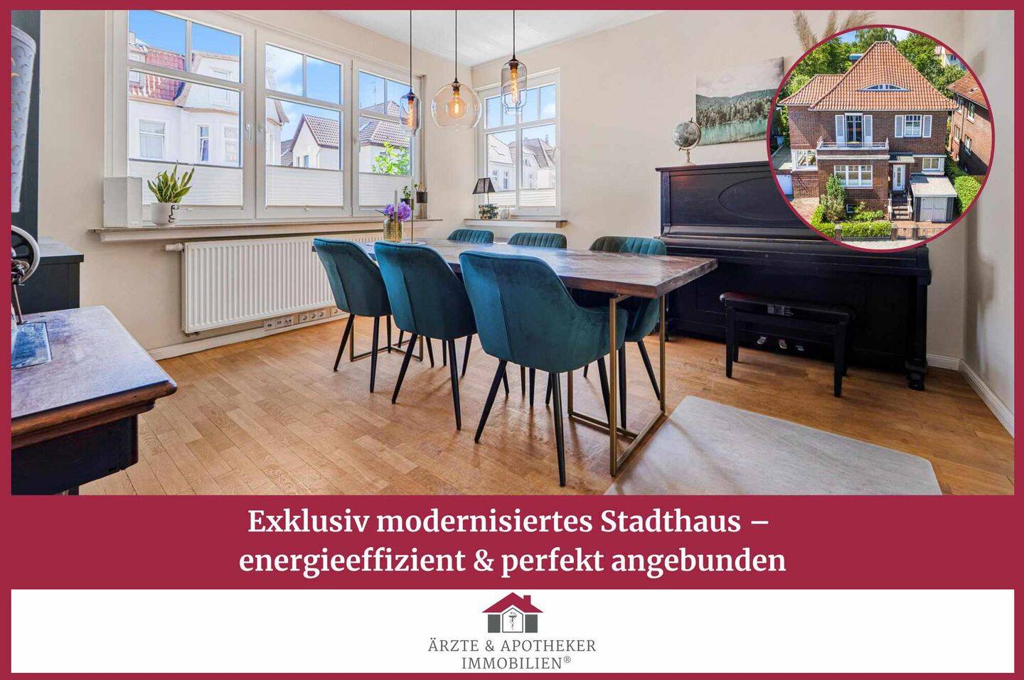 Exklusiv modernisiertes Stadthaus - energieeffizient & perfekt angebunden