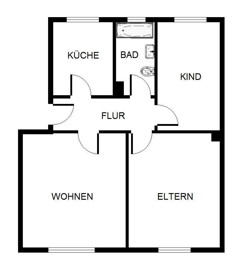 3-Zimmer-Wohnung in Gelsenkirchen Hassel – Gelsenkirchen – Vorschaubild 6