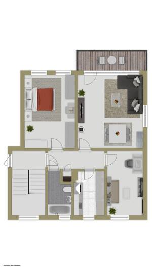 Wohlfühloase mit Weitblick: Clevere Raumwunder-Etagenwohnung in Mönchengladbach – 41238 Mönchengladbach – Vorschaubild 9
