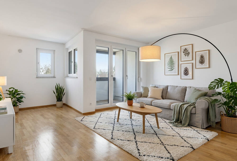 Attraktive 3-Zimmer-Wohnung in zentraler Lage - mit Loggia, Balkon und Tiefgaragenstellplatz