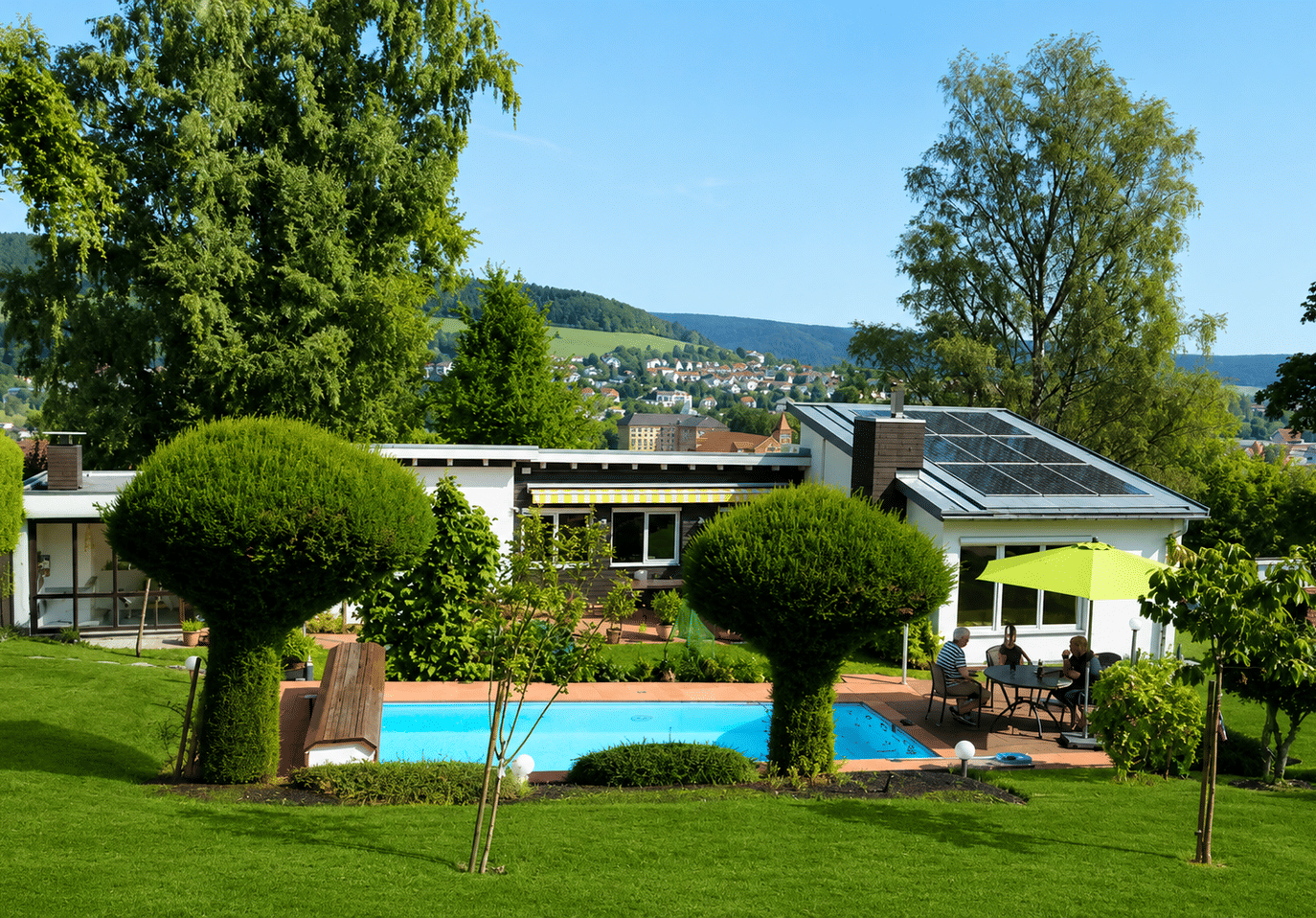 Exklusives Architektenhaus mit Pool, Sauna & traumhaftem Grundstück in ruhiger Lage