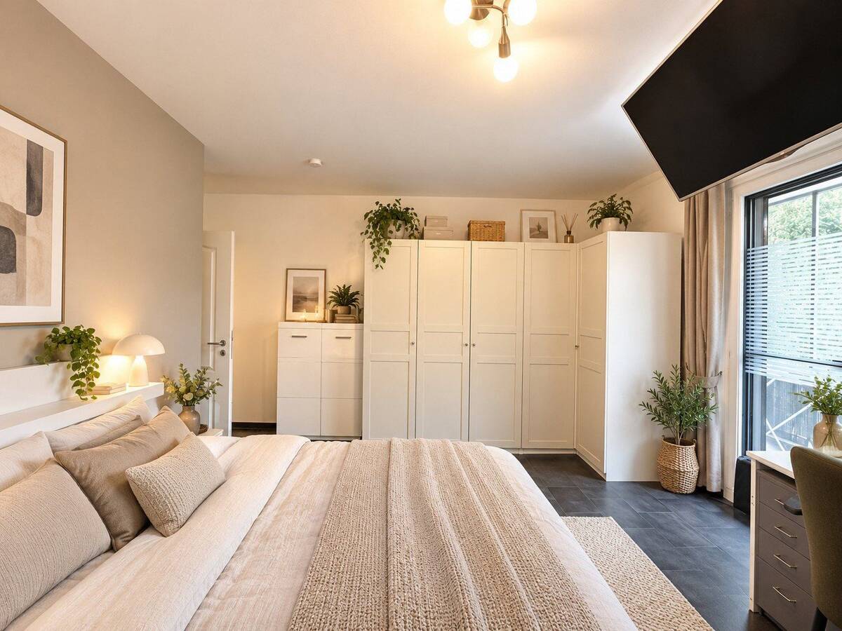 Düsseldorf-Rath: Großzügige 3-Zimmer-Wohnung mit 2 Balkonen nahe Aaper Wald – 40472 Düsseldorf – Bild 1 von 9