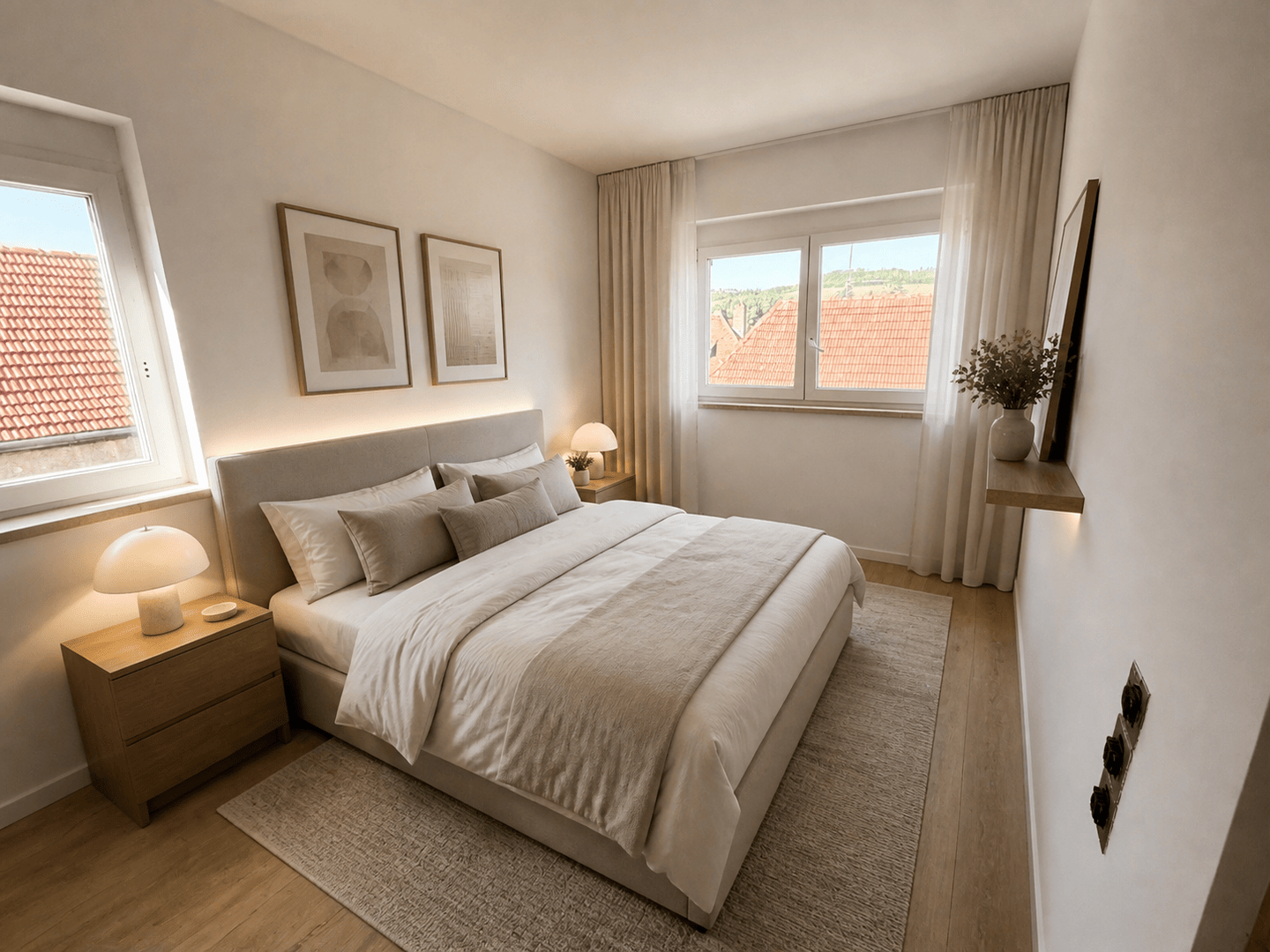 Stilvolle, hochwertig sanierte Wohnung mit großzügiger Wohnküche und Balkon ins Grüne – Ochsenfurt – Vorschaubild 6