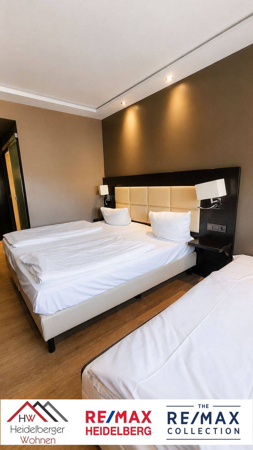 Hotel-Atmosphäre: vollausgestattetes möbliertes ehemaliges Hotelzimmer in Karlsruhe zu vermieten. – Karlsruhe – Vorschaubild 3