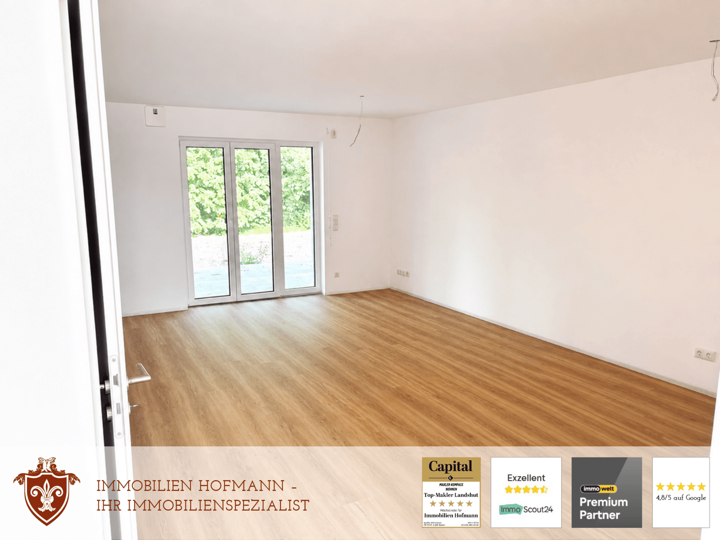Ihr neues Zuhause: Exklusive 3-Zimmer-Neubauwohnung zum Erstbezug mit Gartenanteil