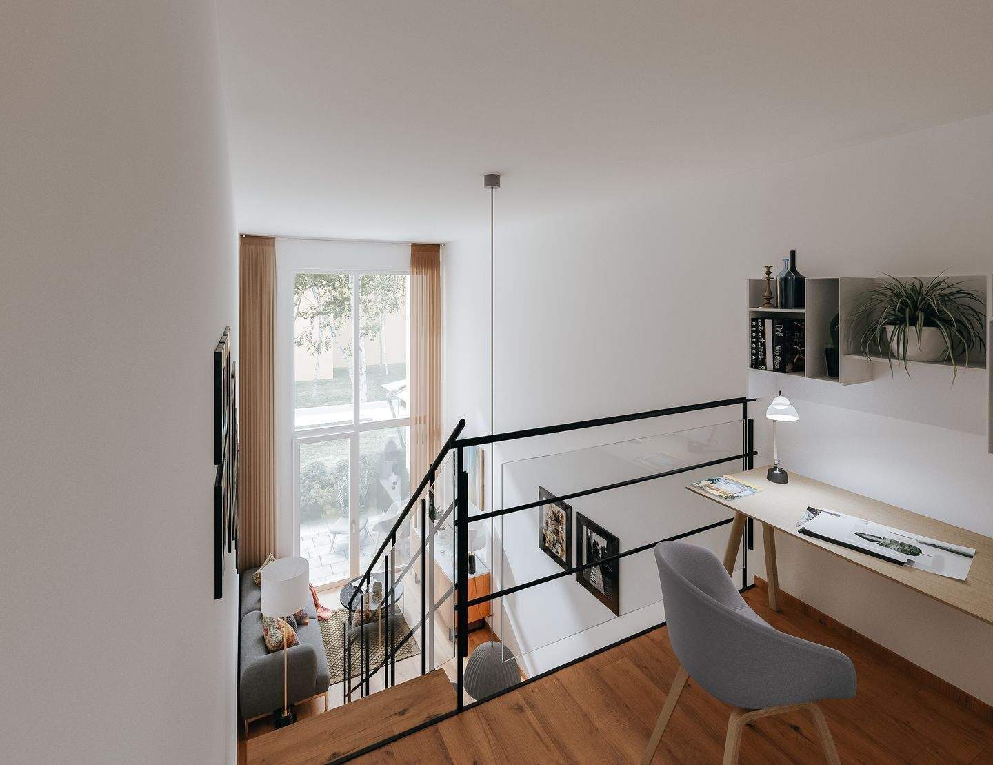 Moderne 2-Zimmer-Galeriewohnung - hell & komfortabel | KfW 40 QNG-Plus