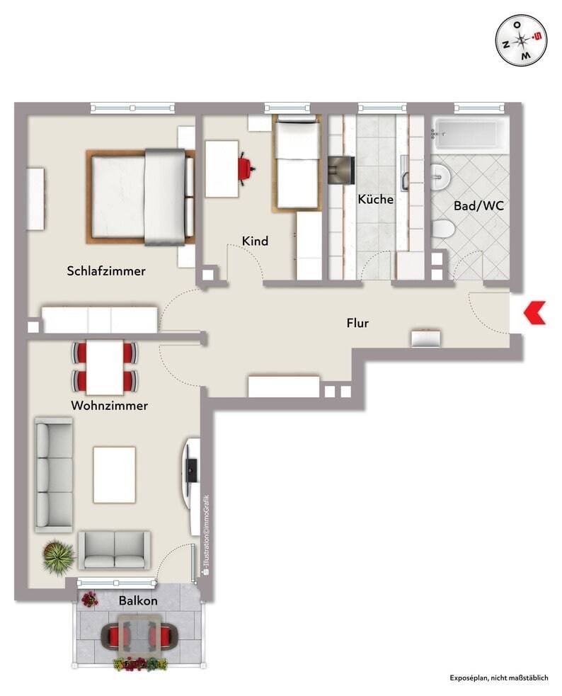Vermietete 3 Zimmer Wohnung mitten in der Altstadt! – Nürnberg – Vorschaubild 8