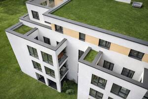 BAUBEGINN ERFOLGT! 3-Zimmer-Wohnung mit Balkon und TG-Platz / Neubau - Erstbezug