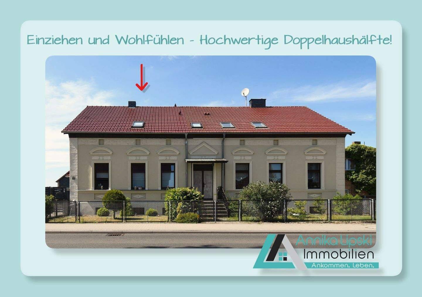 Uckermark - Einziehen und Wohlfühlen - Hochwertige Doppelhaushälfte mit Charme!