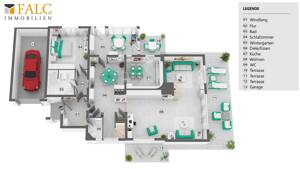 Erbp.: Wohnen, wo andere zur Ruhe kommen - Exklusives Einfamilienhaus mit Seezugang in OL-Eversten – 26122 Oldenburg – Vorschaubild 6