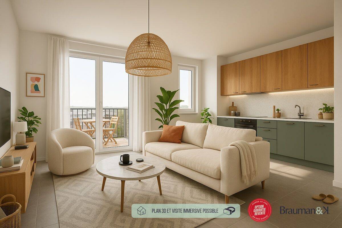 Appartement 2 pièces 46 m² · à Gonfreville-l'Orcher · 46 m² · 132 100 €