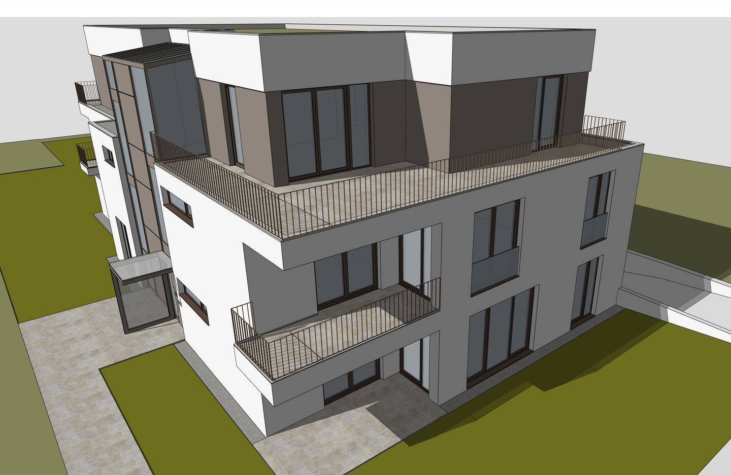 Energieeffizenter Neubau: Moderne 5 Zimmer Whg. mit großem Garten in Darmstadt-Eberstadt