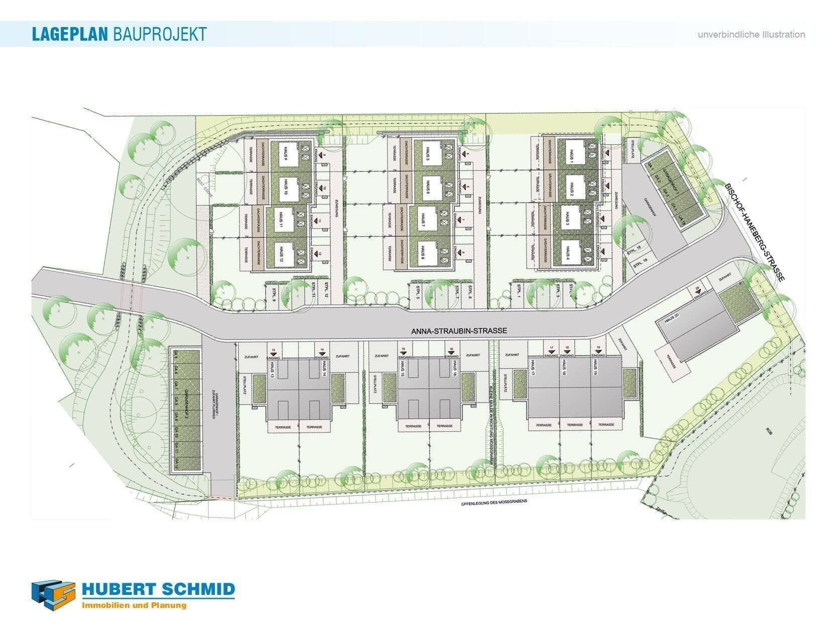 Wohnen in Lenzfried - Neubau von 4 Doppelhaushälften und 12 Reihenhäusern – Kempten (Allgäu) – Vorschaubild 7