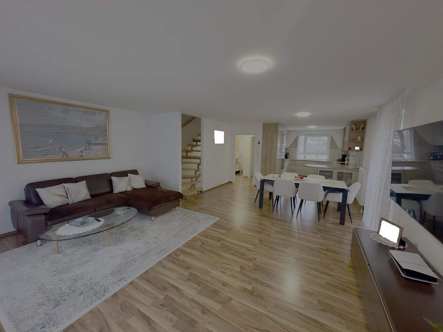 Modernes Reihenendhaus (BJ 2013) , 195 m^2 Wohnfläche, Dachstudio, Garten, Garage - provisionsfrei – Pfinztal – Bild 1 von 9