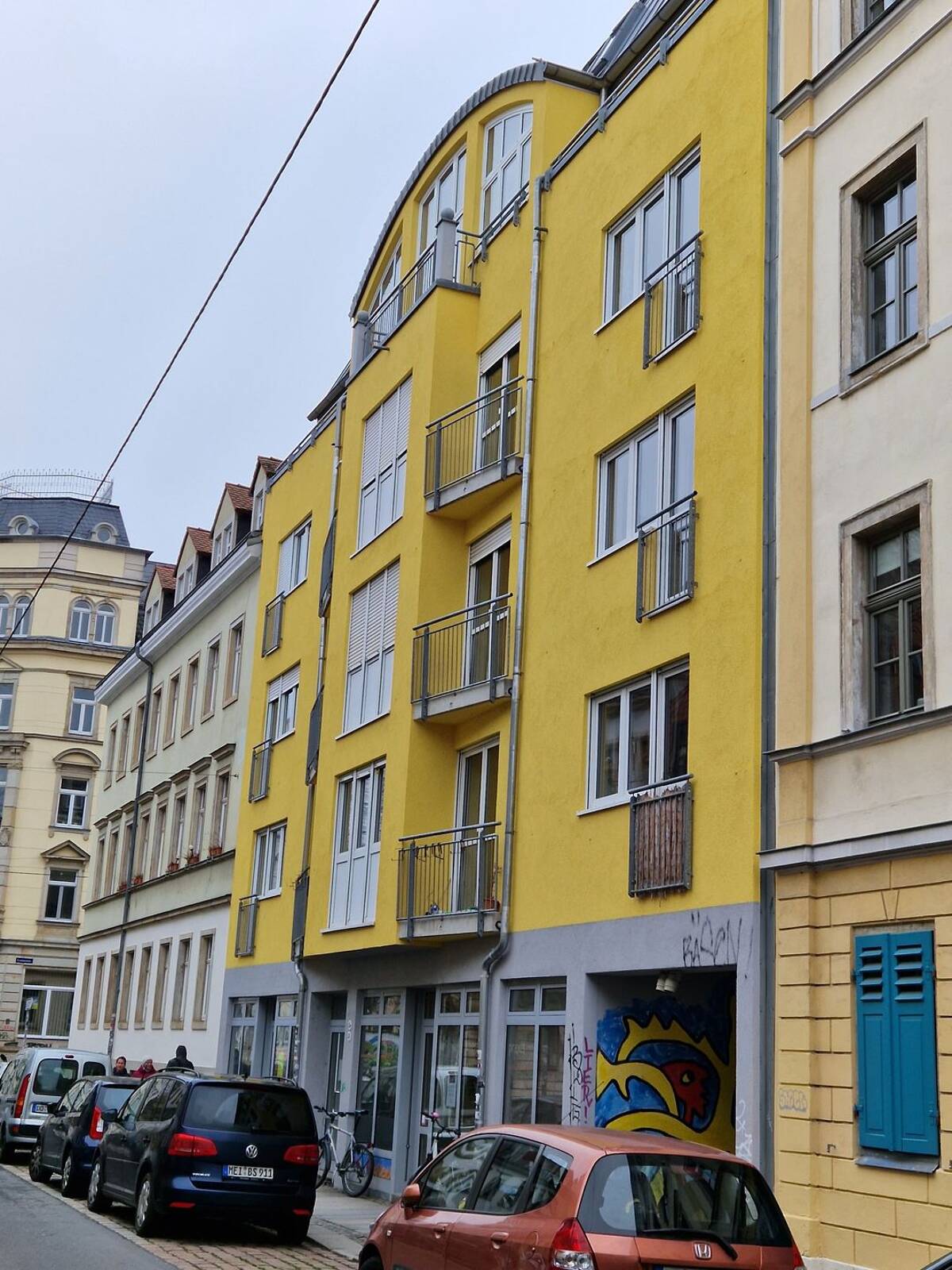 Schöne Maisonettewohnung/ 2Raum, Bad Küche mit Fenster/ Balkon und Dachterrasse – 1099 Dresden – Bild 1 von 9