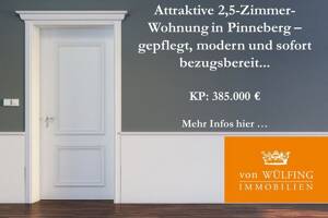 Attraktive 2,5-Zimmer-Wohnung in Pinneberg – gepflegt, modern und sofort bezugsbereit... – 25421 Pinneberg – Vorschaubild 1