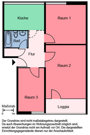 Demnächst frei! 3-Zimmer-Wohnung in Dortmund Scharnhorst – 44328 Dortmund – Vorschaubild 7