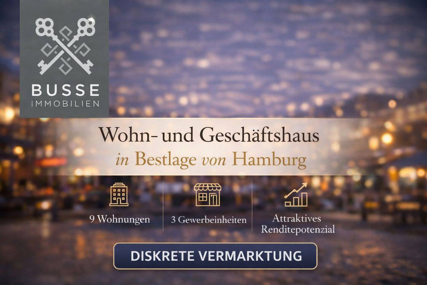 Investmentjuwel in Bestlage | Attrakt. Wohn- und Geschäftshaus | starke Ertragsbasis mit Potential – Hamburg – Bild 1 von 1