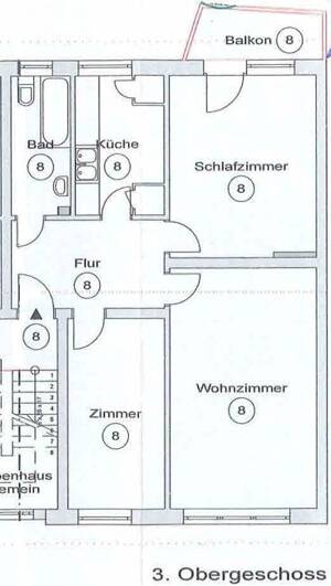 Barmbek-Süd - vermietete Wohnung zur Kapitalanlage (WE08) – 22081 Hamburg – Vorschaubild 2