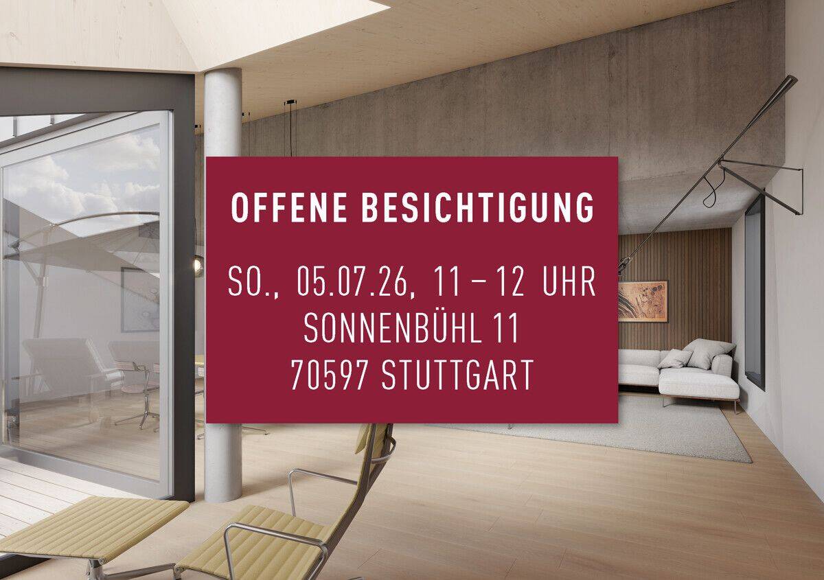 ARCHITEKTONISCHES HIGHLIGHT: Dachgeschoss-Apartment mit besonderem Raumgefühl