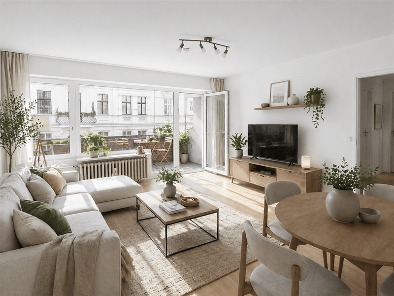 ERSTKLASSIGE 2-ZIMMER-WOHNUNG mit Südbalkon- Ruhiglage- dicht am Park – Berlin – Bild 1 von 5