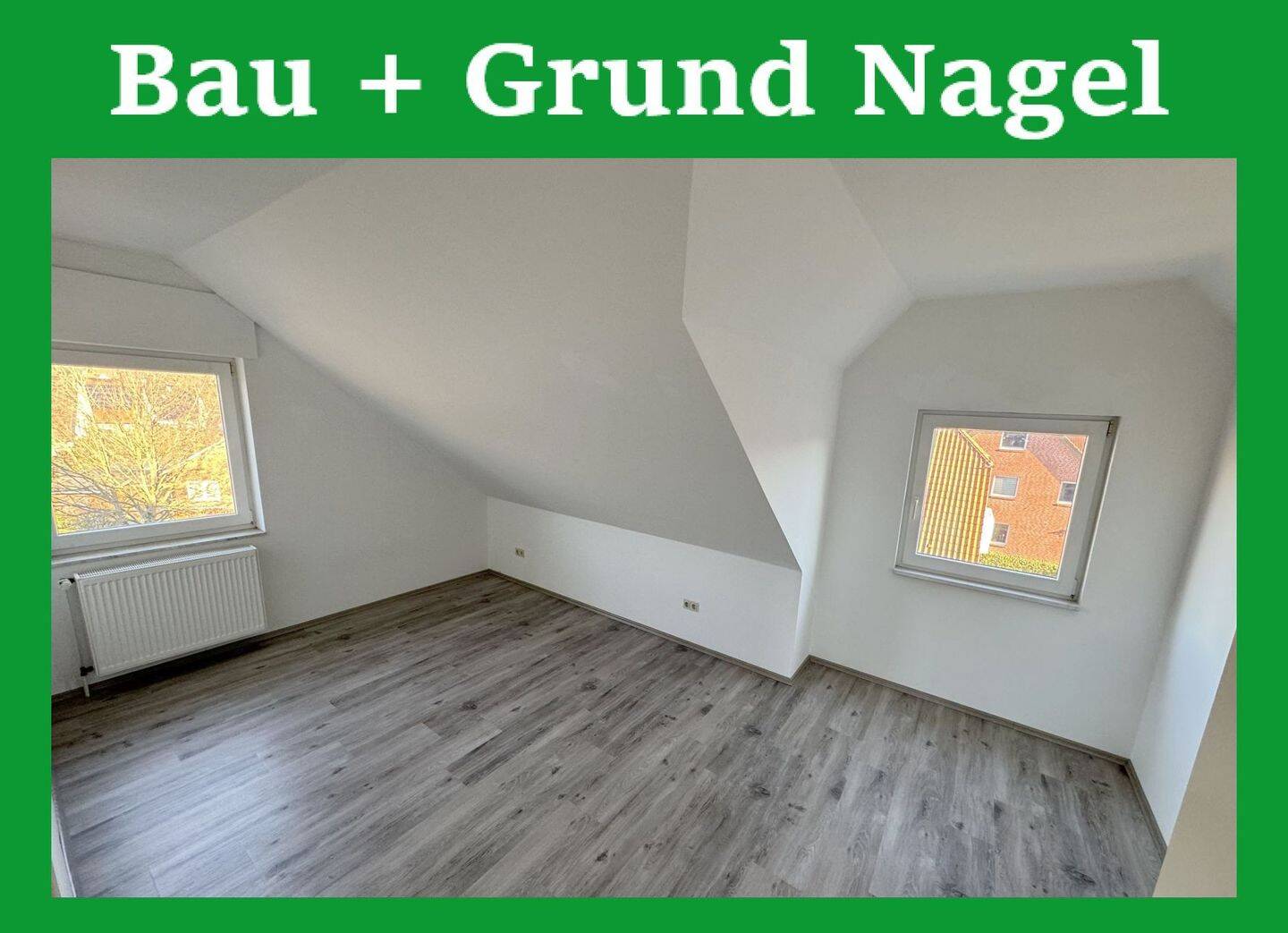 Moderne 2-Zimmer-Dachgeschosswohnung mit Balkon & Stellplatz in ruhiger Lage von Borgholzhausen