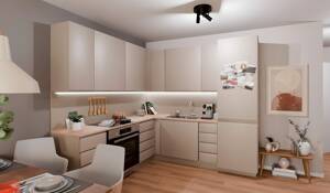 Barrierefreie Erdgeschosswohnung mit Loggia und großer Wohnküche