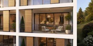 WOHNEN im GRÜNEN: ERSTBEZUG im LUXUS Neubau: QNG + KFW: 4-Zi-Whg mit 2 Bädern + RIESEN SÜD Terrasse – 14195 Berlin – Vorschaubild 2