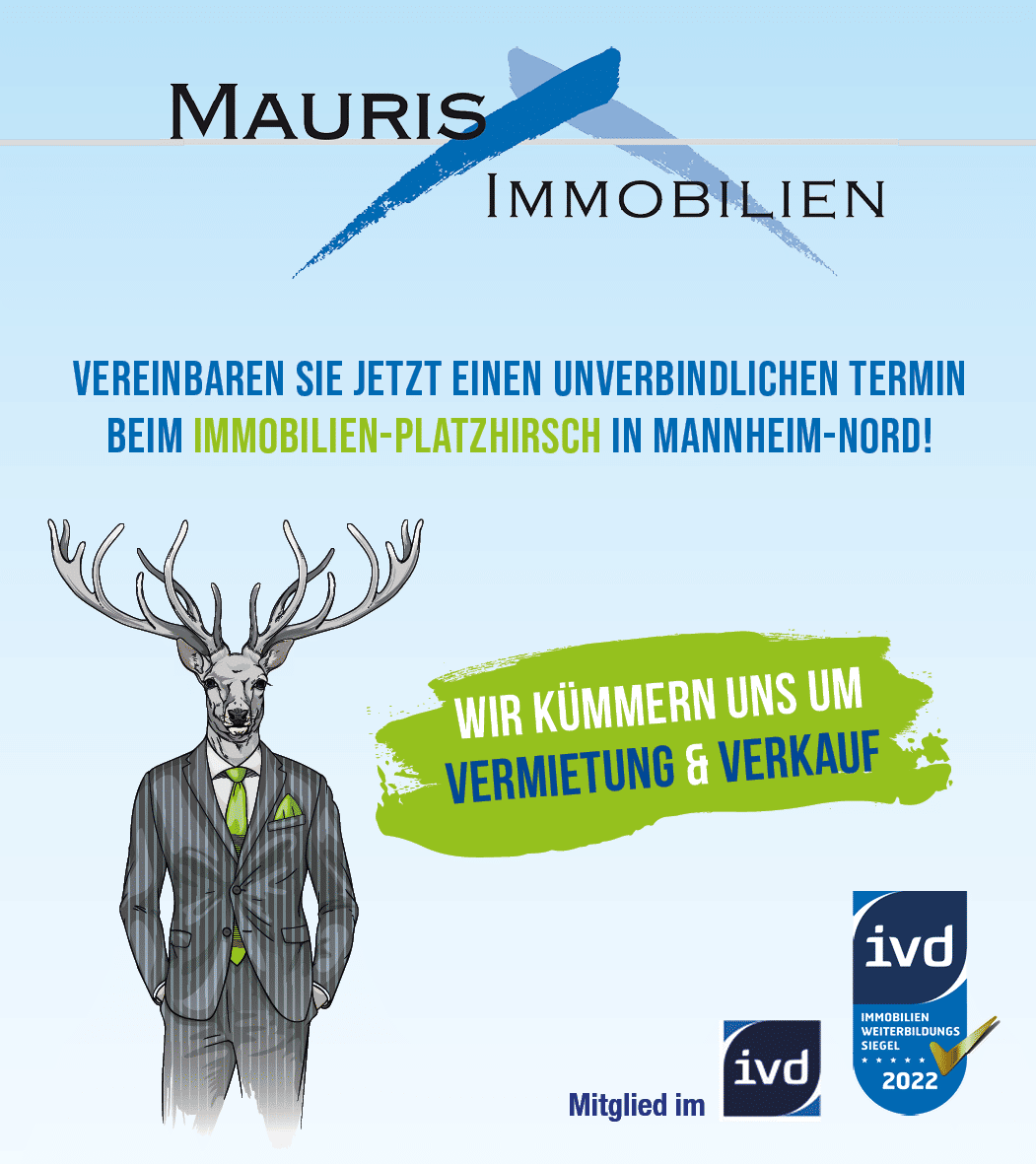 Haushälfte mit Terrasse, Garten und Garage – Mannheim – Vorschaubild 3