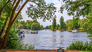CA. 1.380 QM BAUGRUNDSTÜCK für 1 oder 2 Architektenhäuser-für 590 qm Wfl.- 300 Meter zum Wasser – 14109 Berlin – Vorschaubild 4
