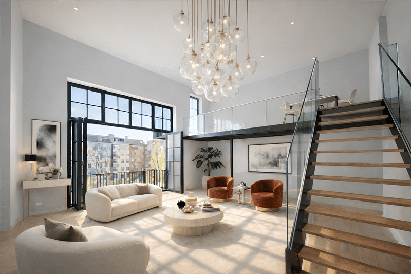 IMPOSANTES 6 METER-GALERIE-LOFT -NEW-YORK-STYLE- XXL-FENSTER + Weitblick-dicht Fasanenplatz – Berlin – Bild 1 von 8