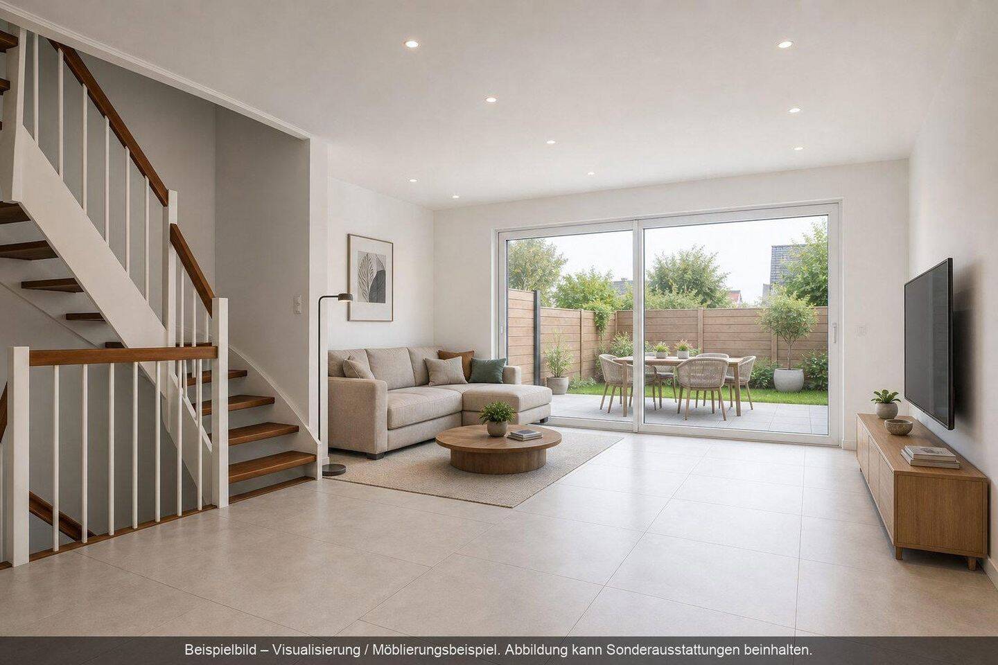 Exklusives A+ Neubau-Reihenhaus mit PV-Speicher, Premiumküche & Garten – Mering – Vorschaubild 3