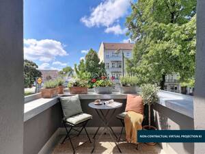 Altbaucharme - 2-Zimmer-Wohnung mit Holzdielen und Balkon – 12437 Berlin – Vorschaubild 8