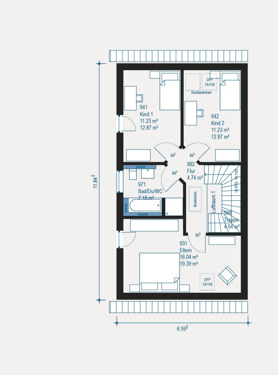 Doppelhaushälfte mit flexiblen Gestaltungsmöglichkeiten - Ihr modernes Zuhause in Hamm – Hamm – Vorschaubild 4