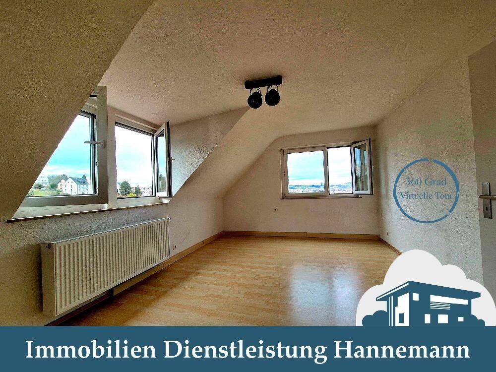 2,5 Zi. Whg, DG, ca. 53 m², EBK, Glasfaser, schöner Blick, ruhig und hell, HHL- Plettenbergsiedlung