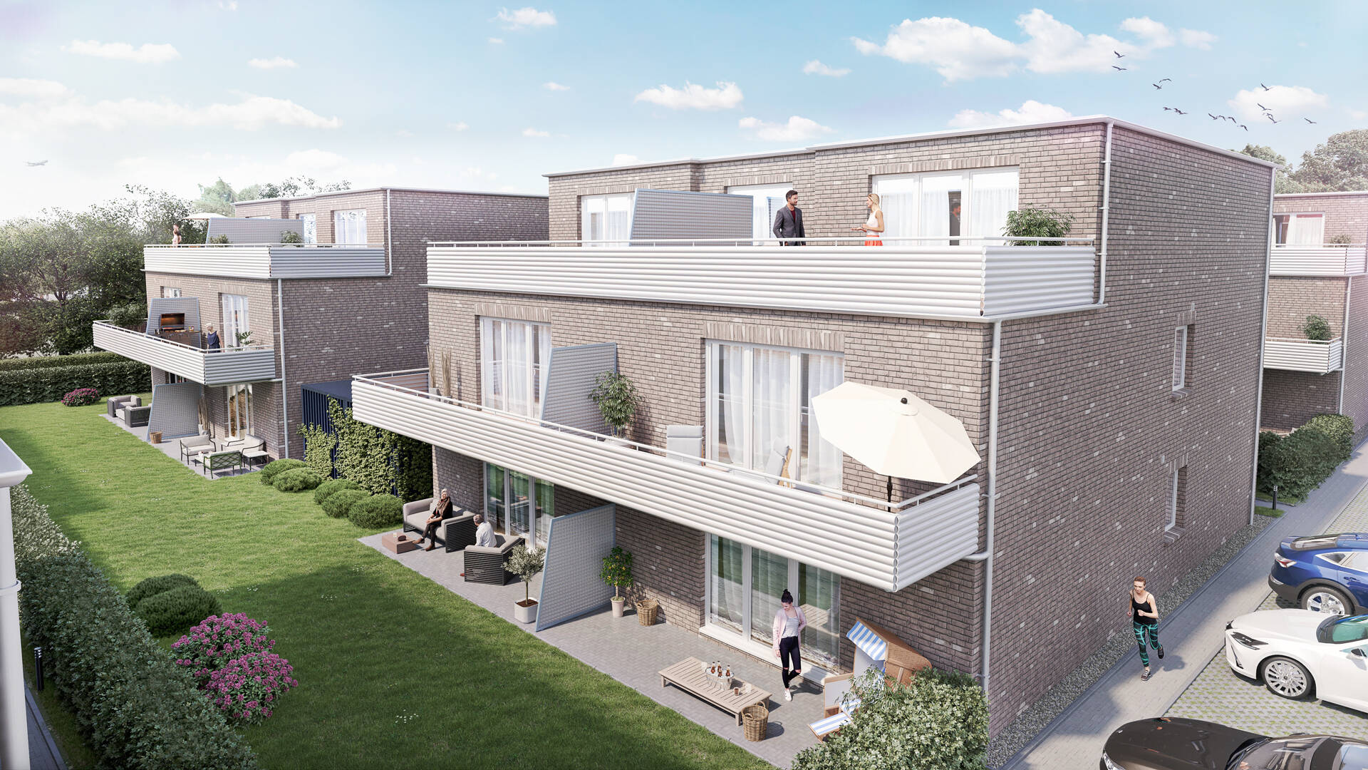 Obergeschosswohnung mit Sonnenbalkon Provisionsfrei Tarp bei Flensburg – Tarp – Vorschaubild 6