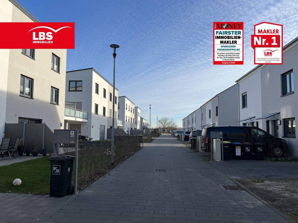 Modernes Reihenendhaus mit viel Platz auf 3 Etagen 3 Bäder, Balkon+Garten – 12621 Berlin – Bild 1 von 9