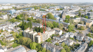 Moderne 2-Zimmer-Wohnung, komplett renoviert, mit neuer Küche, großem Balkon und Weitblick über die Trierer Innenstadt – 54290 Trier – Vorschaubild 2