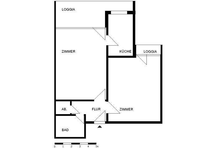 Frei für Zwei! helle 2-Zimmer-Wohnung mit Balkon Wickrath-Mitte – Mönchengladbach – Vorschaubild 5